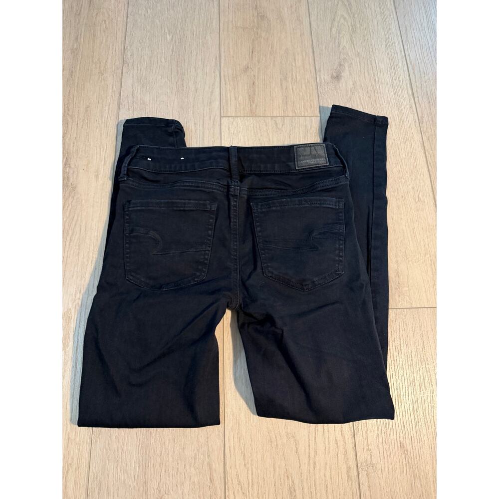 🩷 American Eagle Women’s Black Jegging Size 4 - Picture 3 of 10